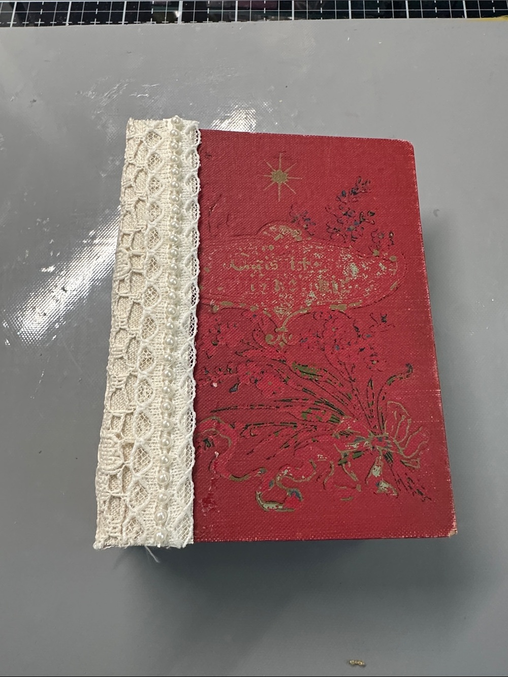 Vintage book cover journal